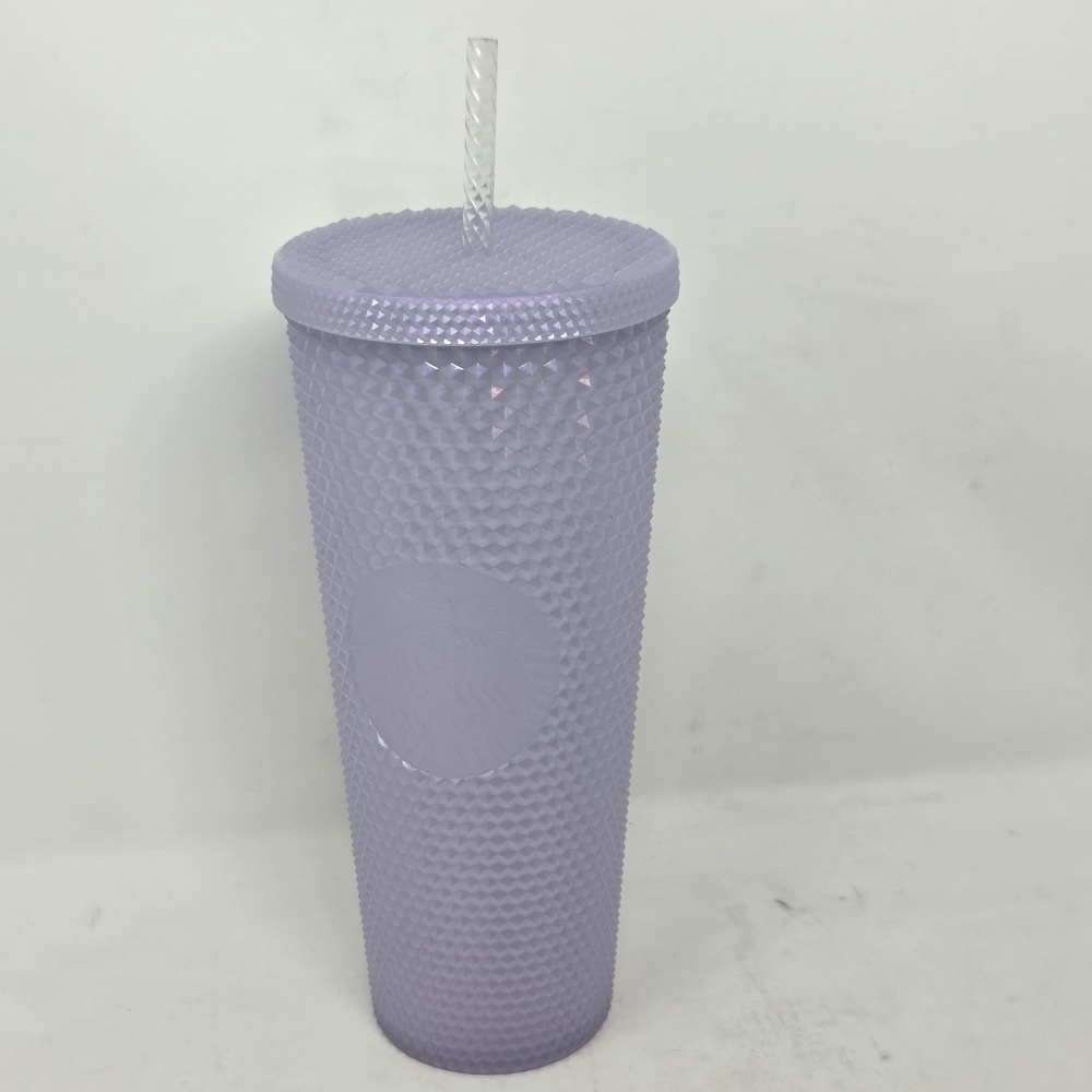 NEW Starbucks Coffee 2021  Icy Lilac Studded Purple Tumbler Cup Venti 24 oz